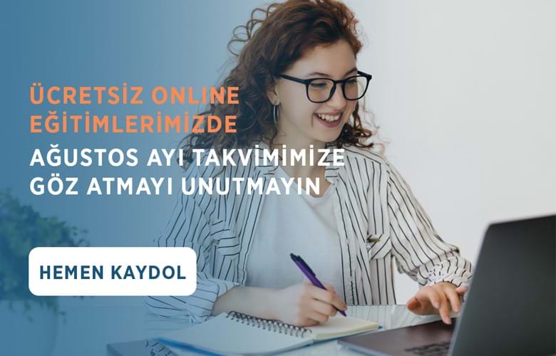 İMMİB Akademi / 2022 Ağustos Ayı Ücretsiz Online Eğitim Takvimi Hk.