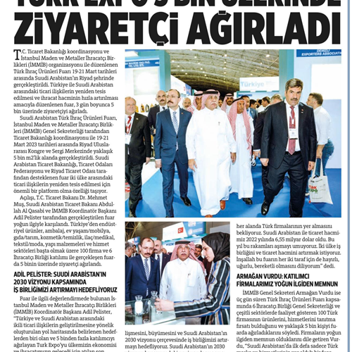 TURK EXPO Beş Bin Üzerinde Ziyaretçi Ağırladı 