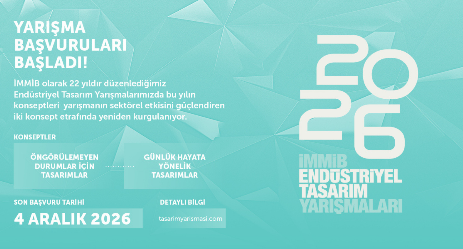 İMMİB 2026 Endüstriyel Tasarım Yarışmaları Duyurusu