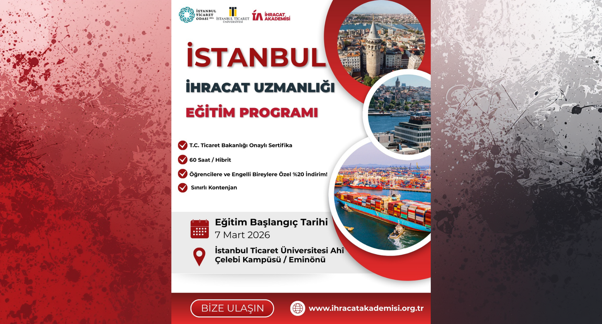 İhracat Akademisi - İstanbul İhracat Uzmanlığı Programı